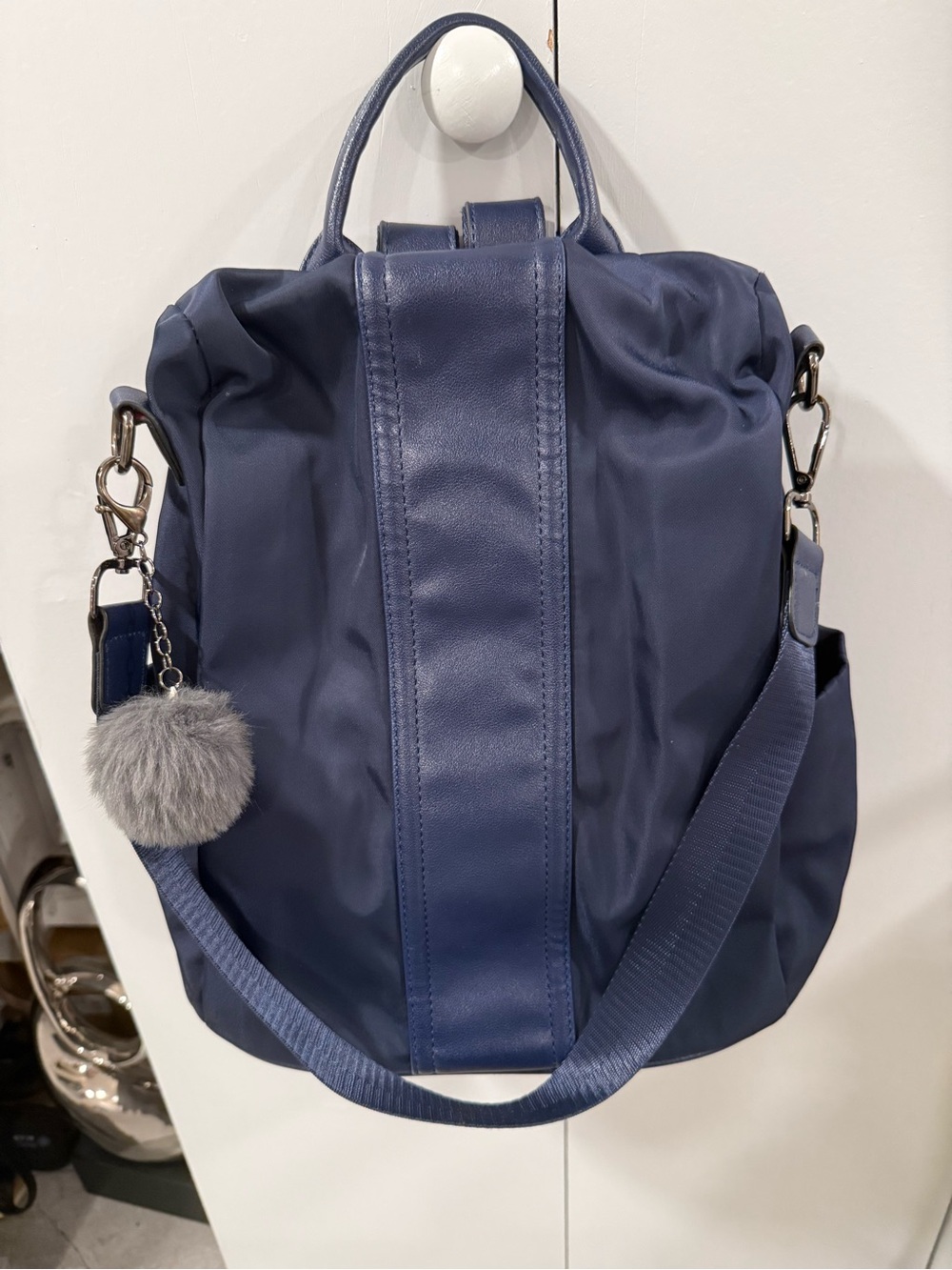 Navy Convertible Shoulder & backpack